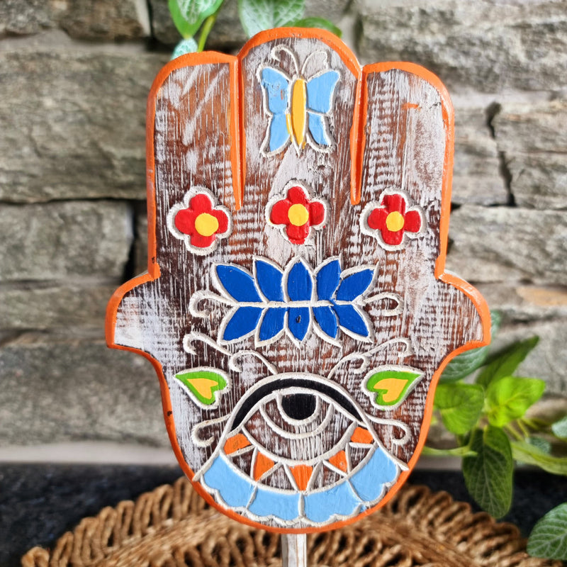 Hamsa on Stand Colourful