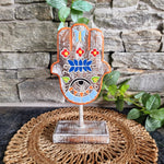 Hamsa on Stand Colourful