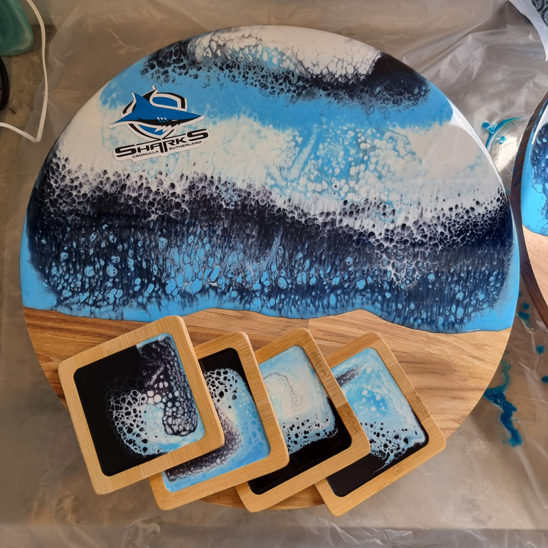 Cronulla Sharks Medio Cirque board Teak